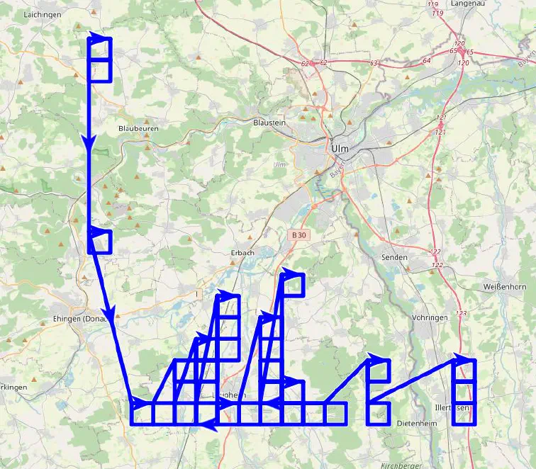 Anzeige der exportierten Tiles in QMapShack