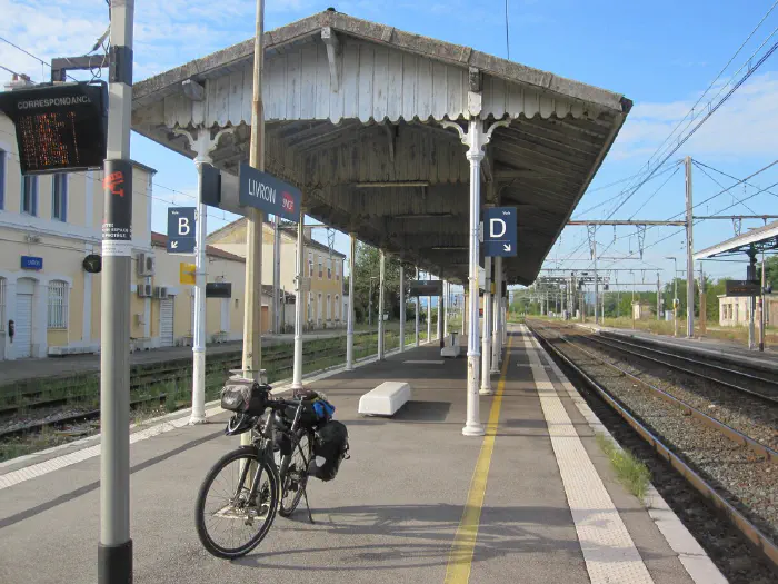 Am Bahnhof von Livron-sur-Drôme