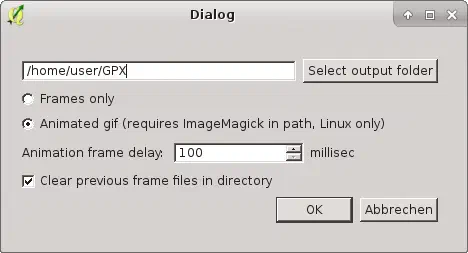 Dialog "Video exportieren"