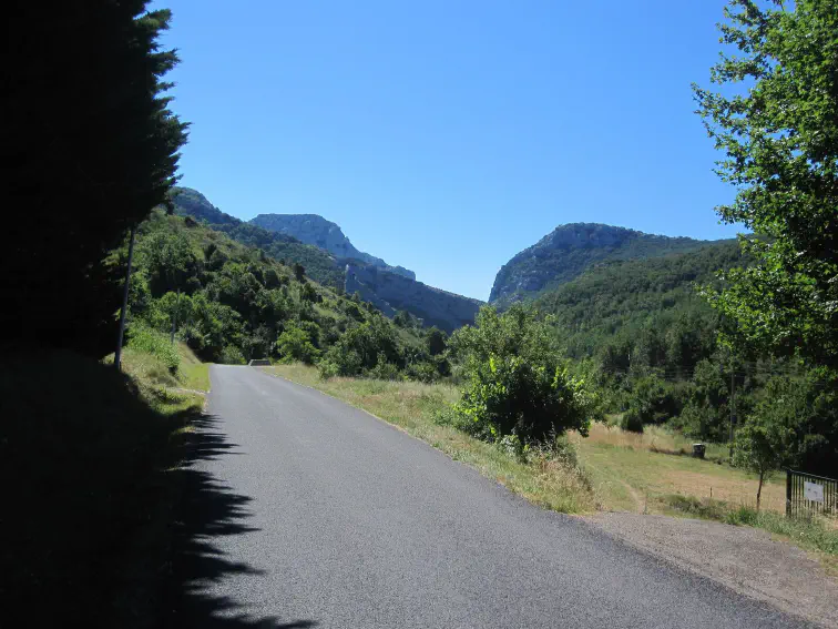 Blick auf die Gorges de Galamus