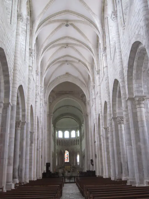 Die Klosterkirche von Fleury in Saint-Benoît-sur-Loire