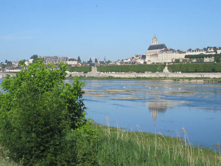 Blick auf Blois