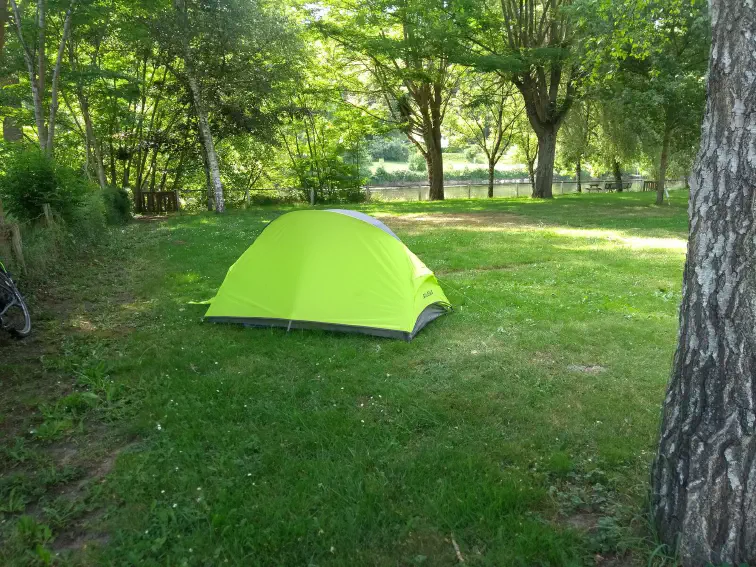 Auf dem Campingplatz von Moussac