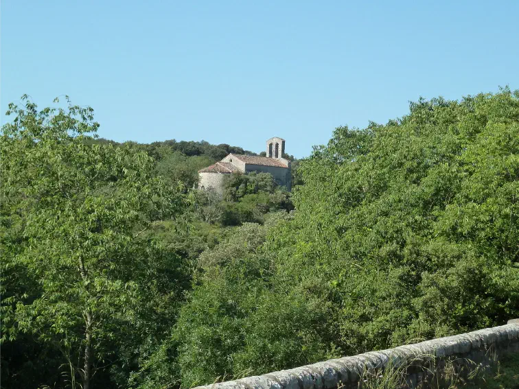 Saint-Étienne-d&rsquo;issensac in den Gorges de l&rsquo;Hérault