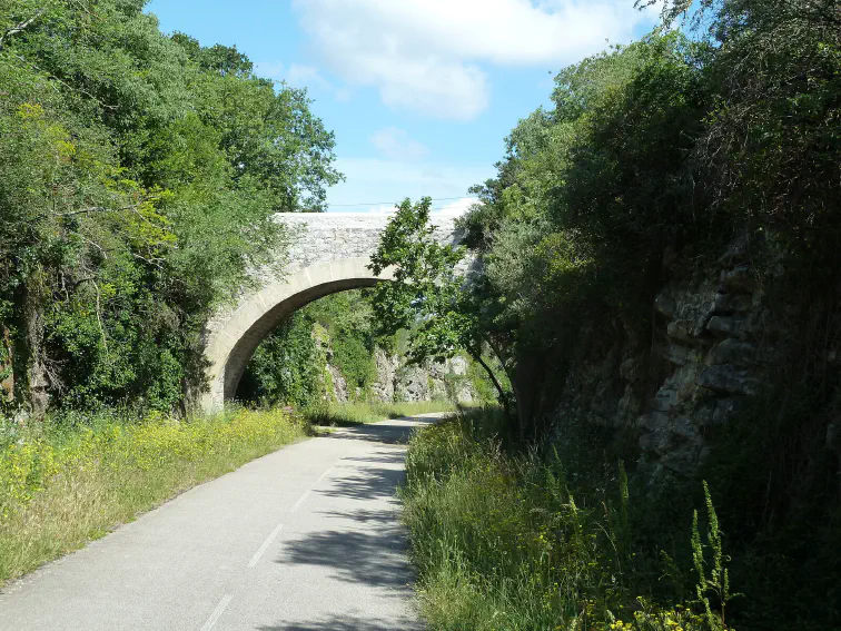 Auf der Voie Verte zwischen Sauve und St.Hippolyte-du-Fort