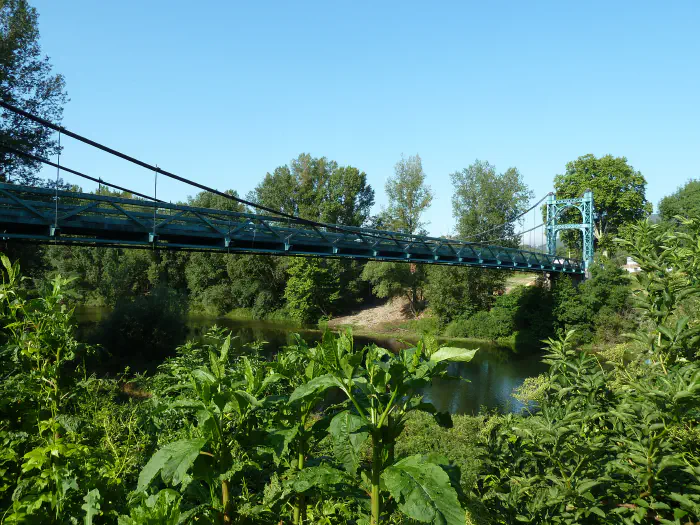 Hängebrücke über den Hérault in St.Bauzille-de-Putois