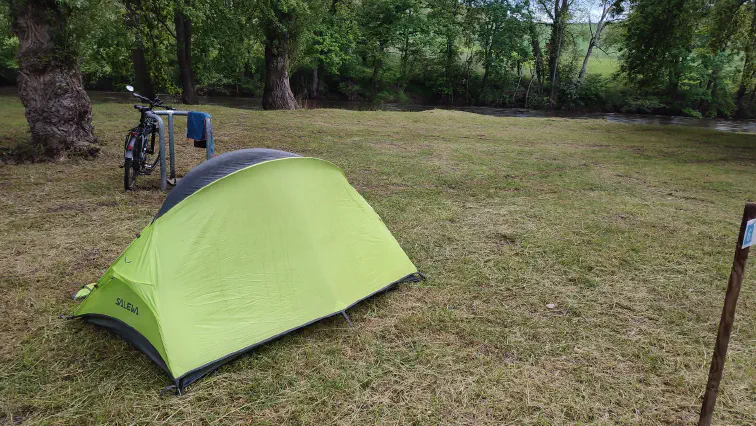 Auf dem Camping Municipal von Chilhac