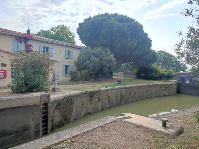 Schleuse am Canal de la Robine