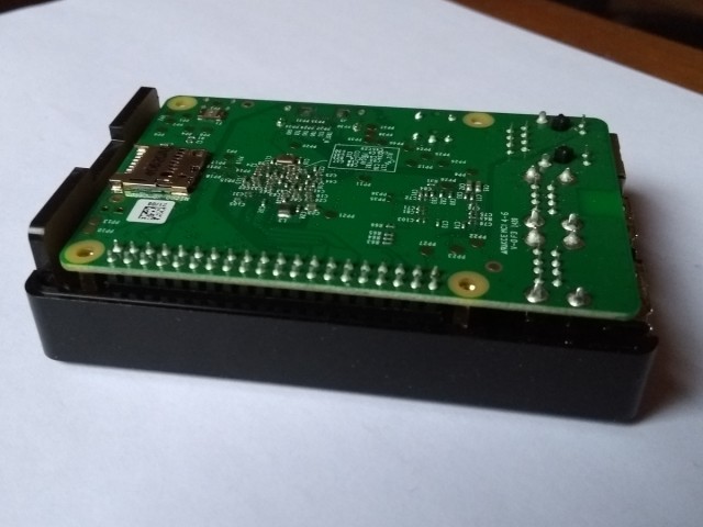 Nach dem Aufsetzen des Mainboards