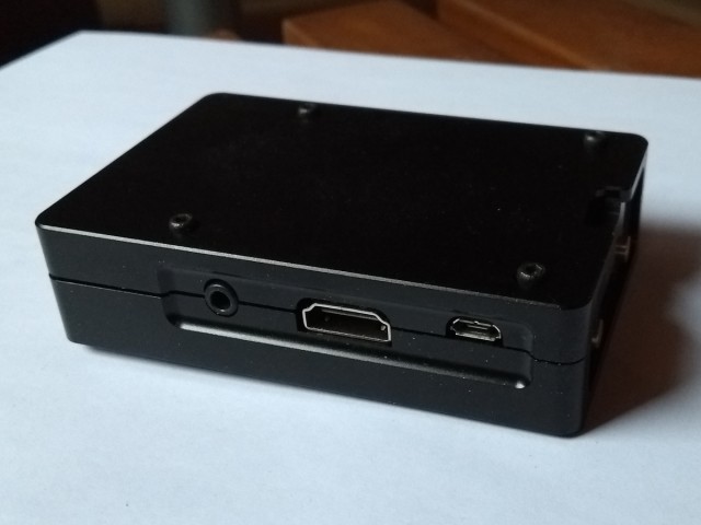 Das Gehäuse nach dem Zusammenbau (Unterseite)